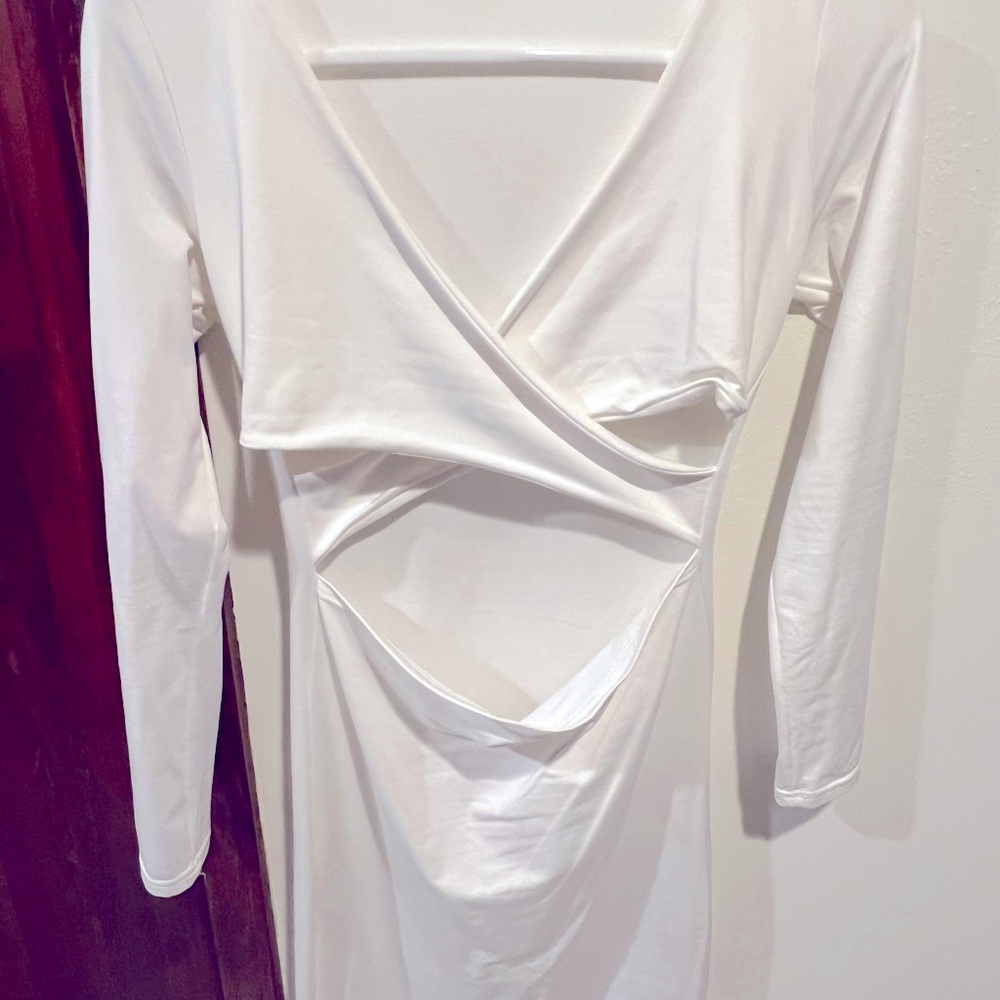Sexy white party dress / cocktail dress